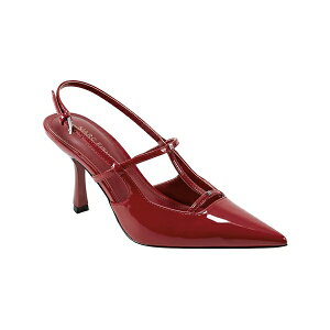 }[NtBbV[ fB[X pvX V[Y Women's Remmi Strappy Slingback Pumps Red Patent