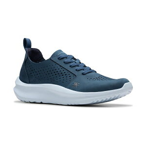 N[NX fB[X Xj[J[ V[Y Women's Cloud Steppers Solevana Style LaceUp Sneakers Navy Nubuck