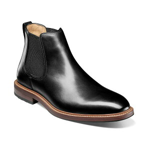 t[VC Y u[c V[Y Men's Anthem Plain Toe Chelsea Boots Black