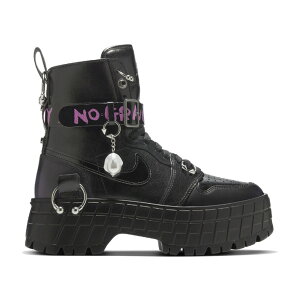 Jordan �W���[�_�� ���f�B�[�X �X�j�[�J�[ �yJordan 1 High Brooklyn No Gravity (Women's)�z �T�C�Y US_6(23.0cm) Black/Global Purple/Black