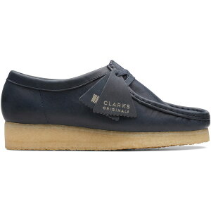Clarks �N���[�N�X ���f�B�[�X �X�j�[�J�[ �yClarks Originals Wallabee Boot Navy Leather (Women's)�z �T�C�Y US_6(23cm) Navy