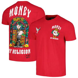 リーズン メンズ Tシャツ トップス Popeye Reason Unisex My Religion TShirt Red