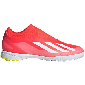 adidas �A�f�B�_�X �����Y �X�j�[�J�[ �yadidas Crazyfast League Laceless Turf Solar Red Cloud White Team Solar Yellow�z �T�C�Y US_8(26.0cm) Solar Red/Cloud White/Team Solar Yellow 2