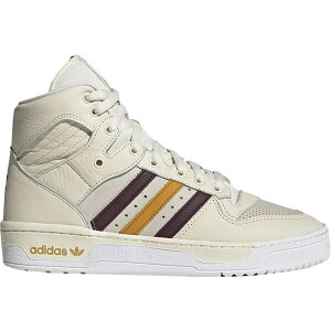 adidas �A�f�B�_�X �����Y �X�j�[�J�[ �yadidas Rivalry Hi Eric Emanuel�z �T�C�Y US_9.5(27.5cm) Crystal White/Night Red/Real Pink/Bold Gold