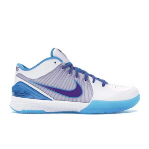 Nike �i�C�L �����Y �X�j�[�J�[ �yNike Kobe 4 Protro Draft Day Hornets�z �T�C�Y US_10(28.0cm) White/Varsity Purple-Orion Blue