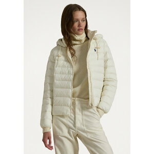 t[ fB[X WPbgu] AE^[ WATER RESISTANT PACKABLE HOODED JACKET - Light jacket - estate cream