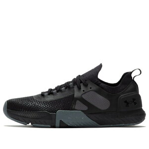 Under Armour A_[A[}[ Y Xj[J[ yUnder Armour TriBase Reign 4 Pro 'Black Grey' 3025080-001z TCY US_11.5(29.5cm)