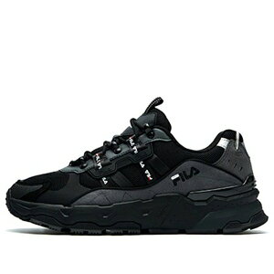 FILA tB Y Xj[J[ yFILA Fashion Sneakers Low Running Shoes Black/Grey F12M134155FBDz TCY US_7.5(25.5cm)