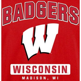 ファナティクス メンズ Tシャツ トップス Wisconsin Badgers Campus Icon Long Sleeve TShirt Red
