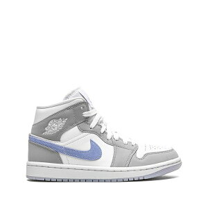 �W���[�_�� ���f�B�[�X �X�j�[�J�[ �V���[�Y Air jordan 1 mid grey blue sneakers White