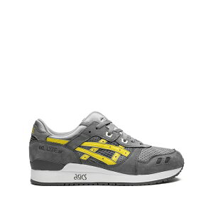 �A�V�b�N�X �����Y �X�j�[�J�[ �V���[�Y X ronnie fieg gel-lyte iii remastered super yellow sneakers Grey