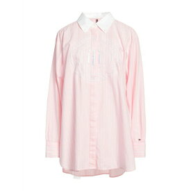 【送料無料】 トミー ヒルフィガー レディース シャツ トップス Shirts Pink
