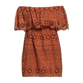 SPACE SIMONA CORSELLINI スペース ワンピース トップス レディース Short dresses Rust