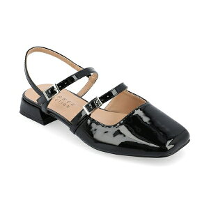 �W���[�j�[�R���N�V���� ���f�B�[�X �T���_�� �V���[�Y Women's Gretchenn Multi Strap Square Toe Mary Jane Flats Black