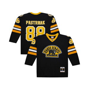 ミッチェル&ネス メンズ シャツ トップス Men's David Pastrnak Black Boston Bruins 2014-15 Power Play Jersey Black