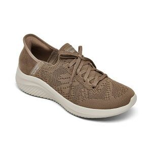 XPb`[Y fB[X Xj[J[ V[Y Martha Stewart x Women's Slip-ins Ultra Flex 3.0 Neptune Slip-On Casual Sneakers from Finish Line Mocha