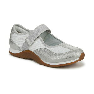 hN^[EV[ fB[X Xj[J[ V[Y Women's Goodie Mary Jane Sneakers Silver/White Knit Fabric/Faux Leather