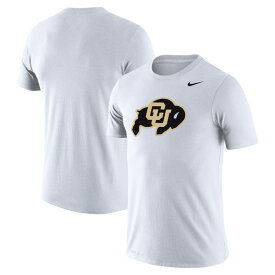ナイキ メンズ Tシャツ トップス Colorado Buffaloes Nike School Logo Legend Performance TShirt White