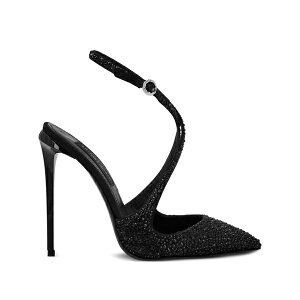 �t�B���b�v�v���C�� ���f�B�[�X �p���v�X �V���[�Y Crystal-embellished pumps Black