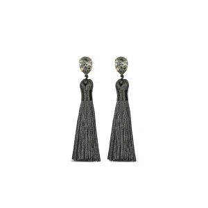 �W�F�j�t�@�[�x�A ���f�B�[�X �s�A�X���C�������O �A�N�Z�T���[ Tassel francine earrings Black