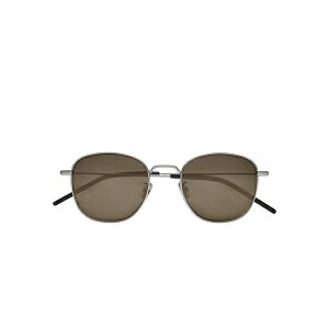 �T�����[���� �A�C�E�F�A ���f�B�[�X �T���O���X���A�C�E�F�A �A�N�Z�T���[ Round-frame sunglasses Silver