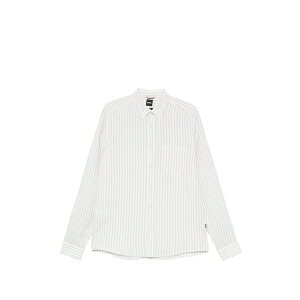 �{�X �����Y �V���c �g�b�v�X Striped-pattern shirt White