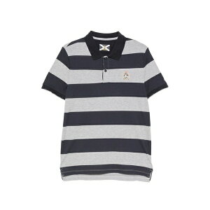 �W���j�[ �����Y �����Y �|���V���c �g�b�v�X Striped-pattern polo shirt Blue