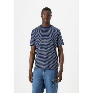 g~[ qtBK[ Y T_ V[Y SEASONAL SOLID TEE - Basic T-shirt - preppy navy/ivory petal