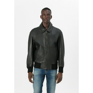 �{�X �����Y �T���_�� �V���[�Y JOBERG - Leather jacket - dark brown