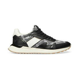 マイケルコース メンズ スニーカー シューズ Men's Miles Trainer Logo Sneakers Black