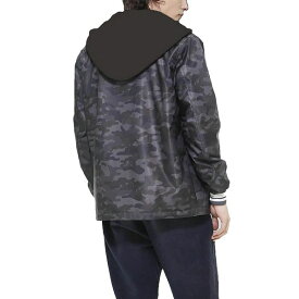 メンバーズオンリー メンズ ジャケット＆ブルゾン アウター Men's Coach Jacket with Fleece Hood Grey camouflage