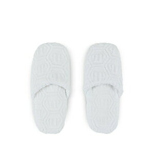 �t�B���b�v�v���C�� �����Y �T���_�� �V���[�Y Hexagon puffy slippers White