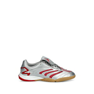 �A�f�B�_�X ���f�B�[�X �X�j�[�J�[ �V���[�Y Predator striped sneakers Grey