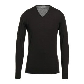 【送料無料】 ジョンスメドレー メンズ ニット&セーター アウター Sweaters Dark brown