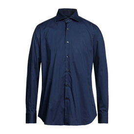 【送料無料】 キャリバン メンズ シャツ トップス Shirts Navy blue