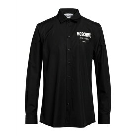 【送料無料】 モスキーノ メンズ シャツ トップス Shirts Black