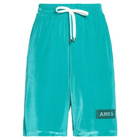 【送料無料】 アーメン レディース カジュアルパンツ ボトムス Shorts & Bermuda Shorts Green