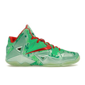 Nike �i�C�L �����Y �X�j�[�J�[ �yNike LeBron 11 Christmas�z �T�C�Y US_12(30.0cm) Green Glow/Light Crimson-Arctic Green