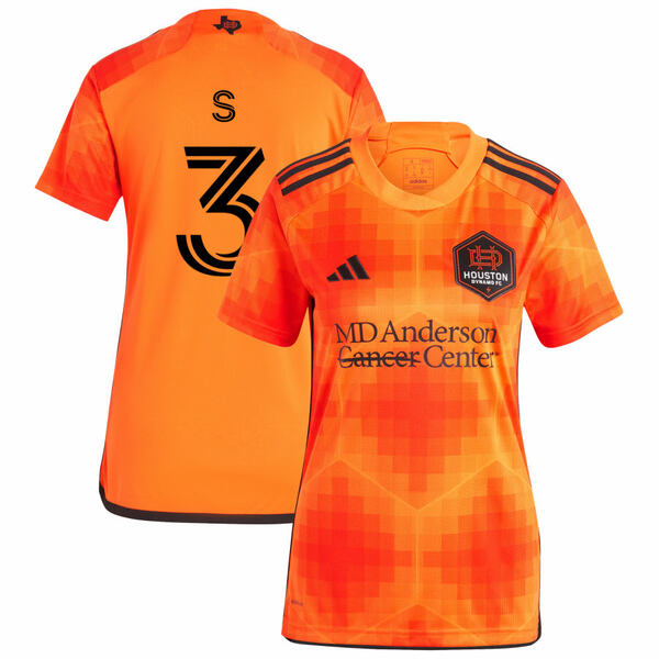 アディダス レディース ユニフォーム トップス Houston Dynamo FC adidas Women's 2023 El Sol Replica Custom Jersey Orange