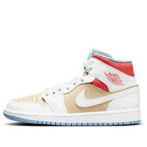 Air Jordan W[_ fB[X Xj[J[ Sesame/White-Flash Crimson-Psychic Blue y(WMNS) Air Jordan 1 Mid SE 'Sesame' CZ0774-200z TCY US_5.5(22.5cm)