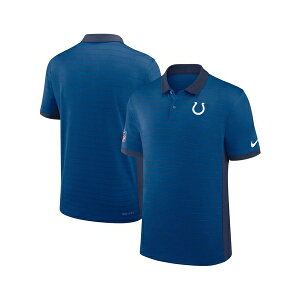 iCL Y Vc gbvX Men's Royal Indianapolis Colts Sideline Victory Stripe Performance Polo Shirt Royal