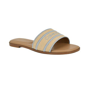 JoNC fB[X T_ V[Y Kendell Flat Slip-On Casual Sandals Natural/Light Blue