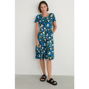 �V�[�\���g �R�[���E�H�[�� ���f�B�[�X �����s�[�X �g�b�v�X Women's S/S April Dress Crayon floral waterway