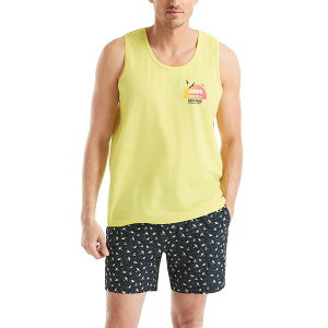 iEeBJ Y Vc gbvX JAWS x Men's Classic-Fit Graphic Tank Knot Yellow