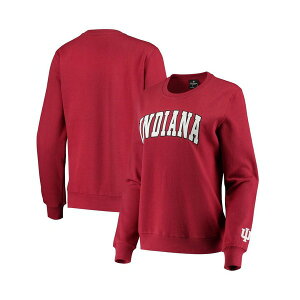 RVA fB[X p[J[EXEFbgVc AE^[ Women's Crimson Indiana Hoosiers Campanile Pullover Sweatshirt Crimson