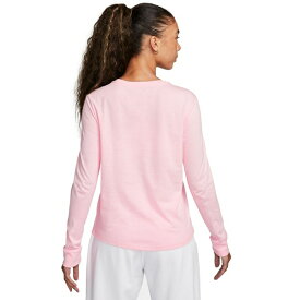 ナイキ レディース Tシャツ トップス Women's Sportswear Essentials Long-Sleeve Logo T-Shirt Medium Soft Pink