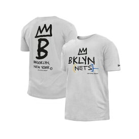 ニューエラ レディース Tシャツ トップス Men's White Brooklyn Nets 2022/23 City Edition Big and Tall T-shirt White