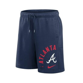 ナイキ レディース カジュアルパンツ ボトムス Men's Navy Atlanta Braves Arched Kicker Shorts Navy