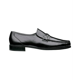 フローシャイム メンズ スリッポン・ローファー シューズ Men's Como Moc Toe Penny Loafer Black