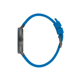 アディダス レディース 腕時計 アクセサリー Unisex Three Hand Code One Blue Silicone Strap Watch 38mm Blue